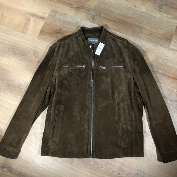 Michael Kors Other - NWT Michael Kors Authentic Leather Jacket sz XL